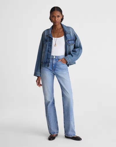 Madewell Relaxed Bootcut Jeans In Multi