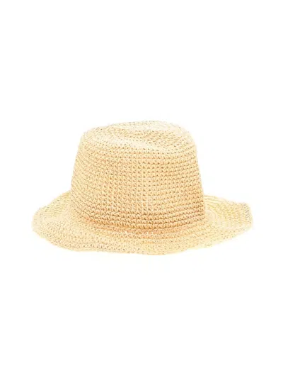Pre-owned Madewell Sun Hat In Tan