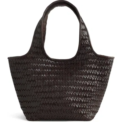 Madewell The Ellis Small Shopper Tote In Coffee Bean
