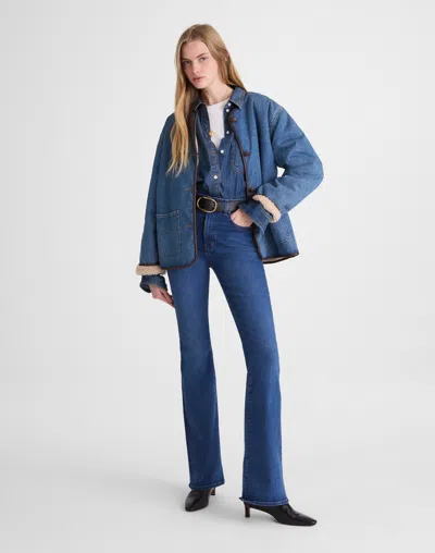 Madewell The Stretch Flare Jean In Blue