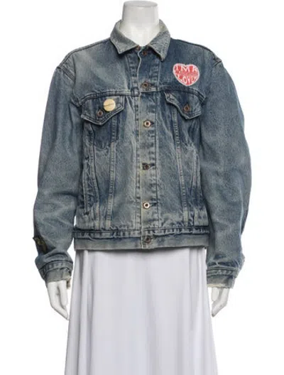 Pre-owned Madeworn Denim Jacket In Blue