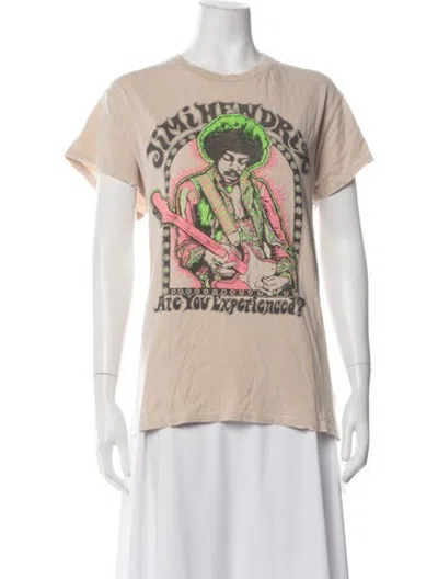 Pre-owned Madeworn Graphic Print Crew Neck T-shirt In Neutrals