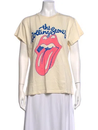 Pre-owned Madeworn Graphic Print Crew Neck T-shirt In Neutrals