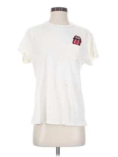 Pre-owned Madeworn Short Sleeve T-shirt In Ivory