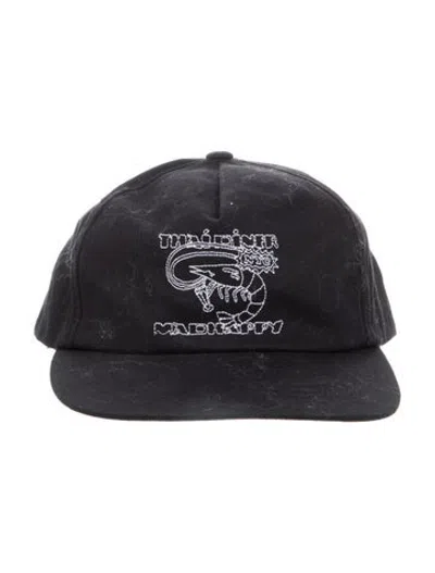 Pre-owned Madhappy Cotton Baseball Cap In Black