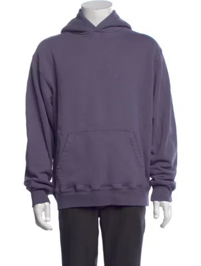 Pre-owned Madhappy Crew Neck Long Sleeve Hoodie In Purple