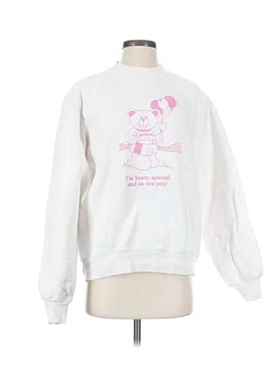Pre-owned Madhappy Sweatshirt In White