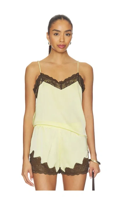 Madison The Label Olesya Top In Lemon