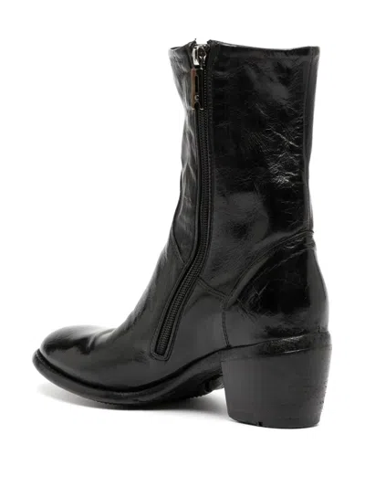Madison.maison Zip-fastening Mid-calf Boots In Black