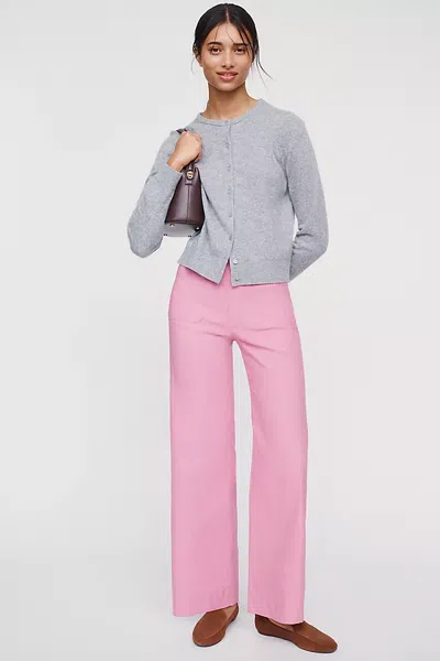 Maeve Colette Magic Fabric Full Length Pants In Pink