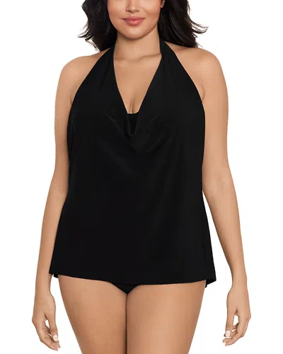 Magicsuit Miraclesuit Sophie V Neck Tankini Top In Black