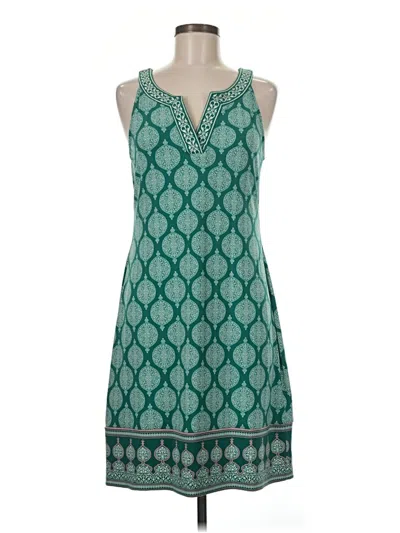 Pre-owned Magnolia Grace Casual Dress In Teal