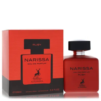 Maison Alhambra Gift Set 2pcs Combo  Narissa Ruby By  Eau De Parfum Spray (unisex) 3.4 In Red