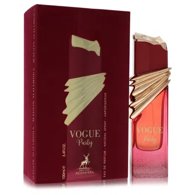 Maison Alhambra Gift Set 2pcs Combo  Vogue Party By  Eau De Parfum Spray 3.4 oz For Wo In Multi
