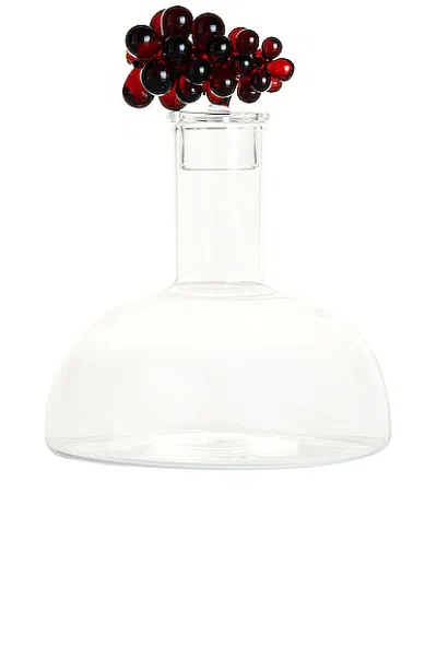 Maison Balzac Bordeaux Wine Decanter In Clear & Amber