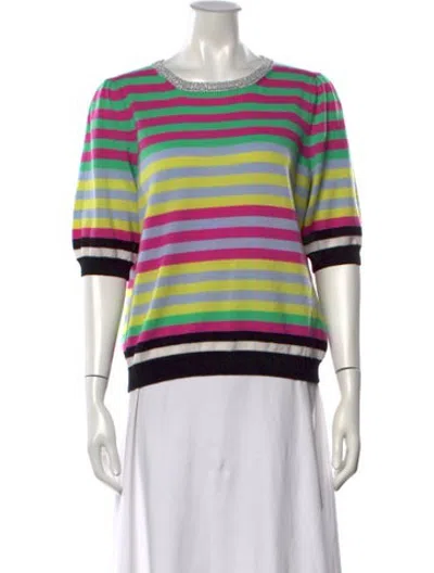 Pre-owned Maison Common Merino Wool Striped Sweater W/ Tags In Multicolor