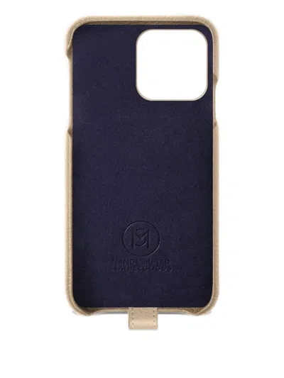 Maison De Sabre Iphone 15 Pro Card Slot Sling Phone Case In Blue
