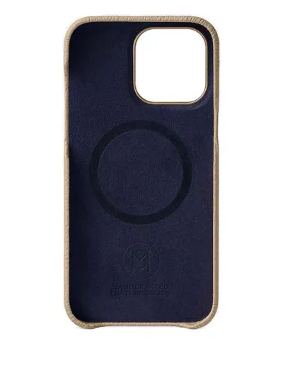 Maison De Sabre Iphone 15 Pro Max Leather Phone Case In Brown