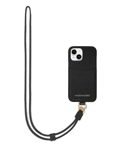 Maison De Sabre Iphone 15 Sling Phone Case In Green
