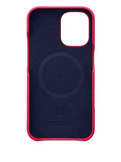 Maison De Sabre Iphone 16 Leather Phone Case In Blue