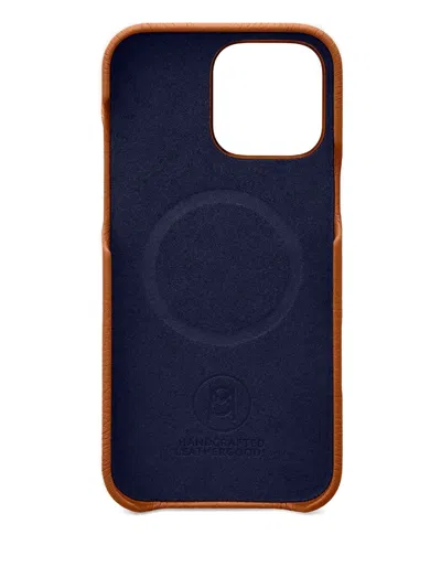 Maison De Sabre Iphone 16 Pro Leather Phone Case In Blue