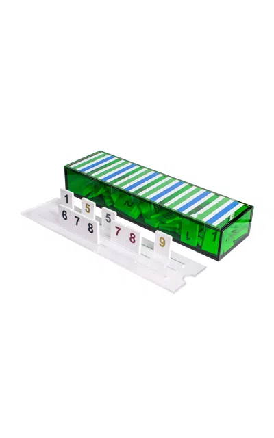 Maison Games - Green Acrylic Rummikub - Green