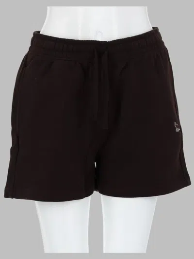 Maison Kitsuné Shorts Da Jogging "baby Fox Regular" In Brown