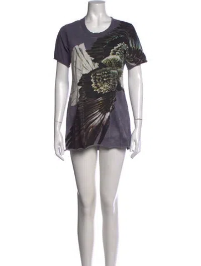 Pre-owned Maison Margiela 2013 Mini Dress In Purple