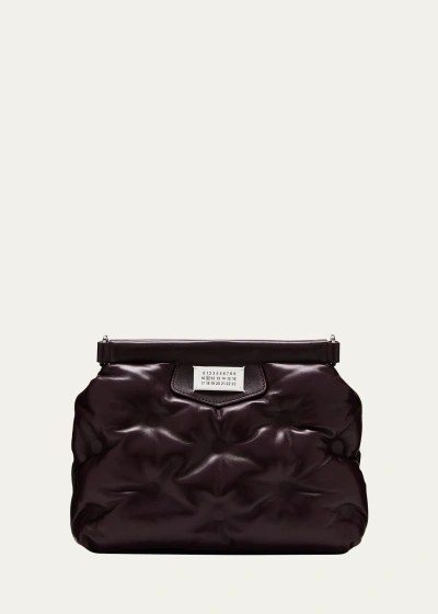 Maison Margiela Glam Slam Classique Small Shoulder Bag In T5088 Merlot