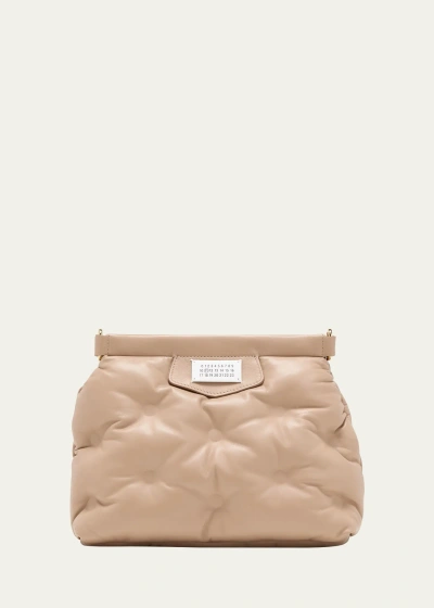 Maison Margiela Glam Slam Classique Small Shoulder Bag In Beige