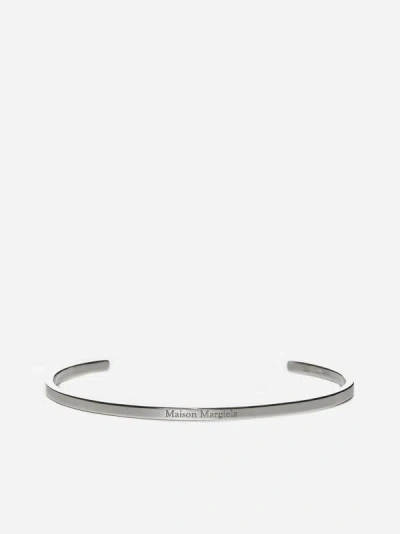 Maison Margiela Logo Silver Bracelet