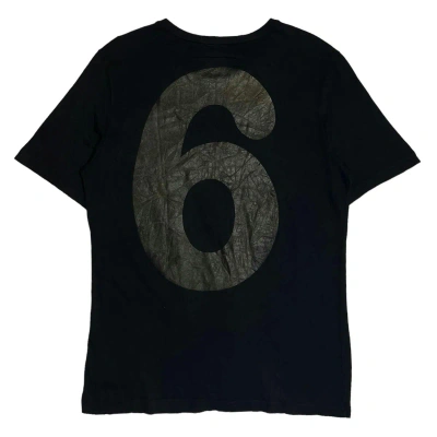 Pre-owned Maison Margiela Mm6 Graphics Tee In Black