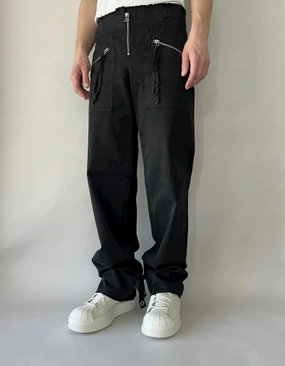 Pre-owned Maison Margiela Mm6 Trousers In Black