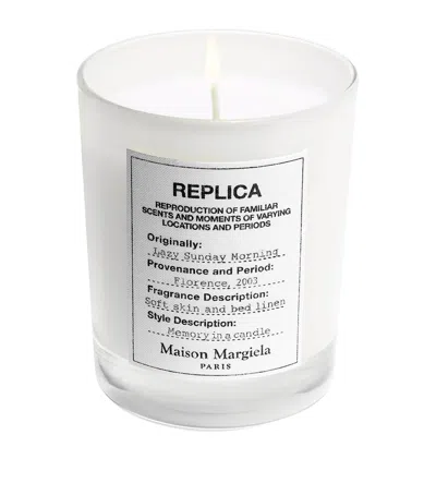 Maison Margiela Replica Lazy Sunday Morning Candle In White