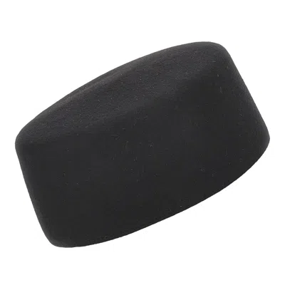 Maison Ola Le Pillbox Hat In Black
