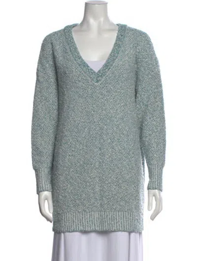 Pre-owned Maison Ullens V-neck Sweater In Blue