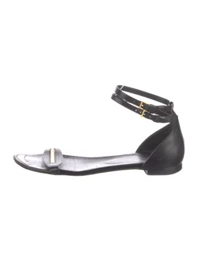 Pre-owned Maiyet Leather Sandals In Black
