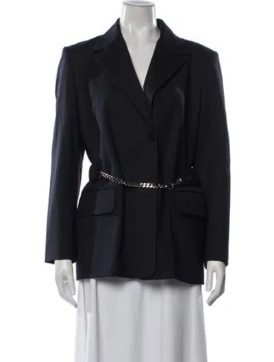 Pre-owned Maje Blazer In Blue