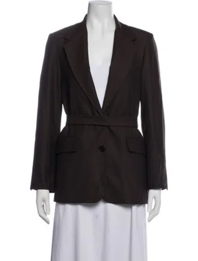 Pre-owned Maje Blazer In Brown