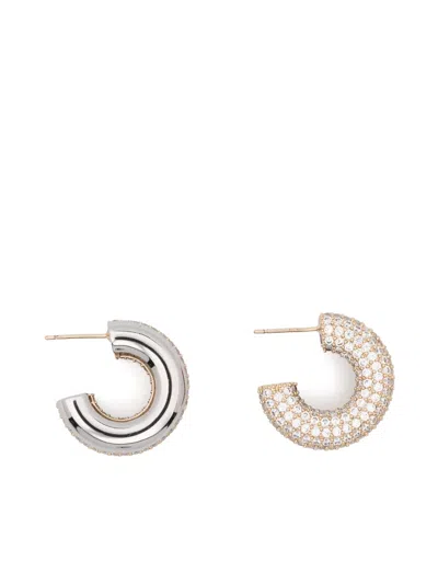 Maje Post Fastening Earrings In Gold