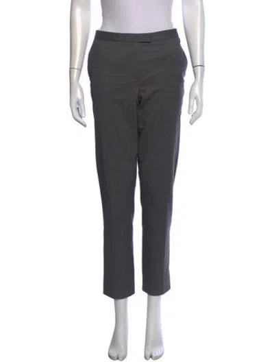 Pre-owned Maje Straight Leg Pants In Grey
