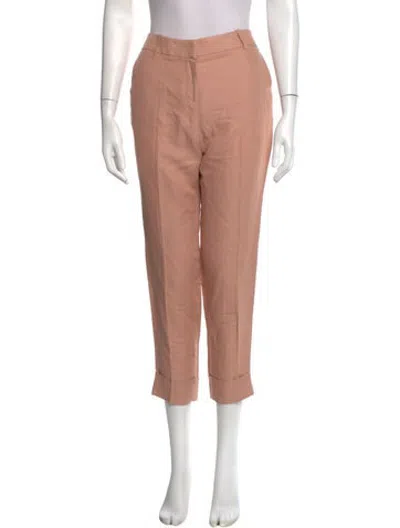 Pre-owned Maje Straight Leg Pants W/ Tags In Pink