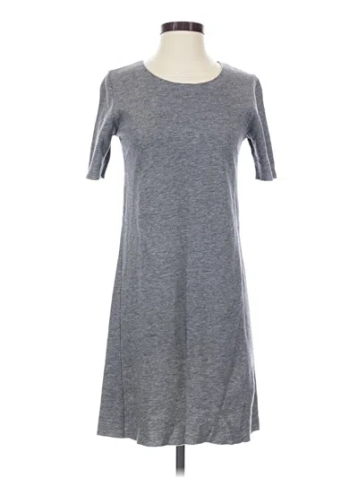 Pre-owned Majestic Filatures Casual Dress In Gray