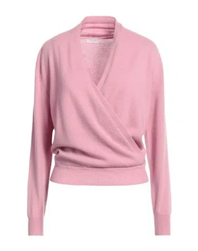 Majestic Filatures Woman Sweater Pastel Pink Size 1 Cashmere