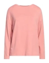 Majestic Filatures Woman Sweatshirt Pastel Pink Size 1 Viscose, Elastane