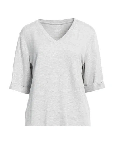 Majestic Filatures Woman T-shirt Light Grey Size 1 Viscose, Elastane