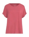 Majestic Filatures Woman T-shirt Pastel Pink Size 3 Viscose, Elastane