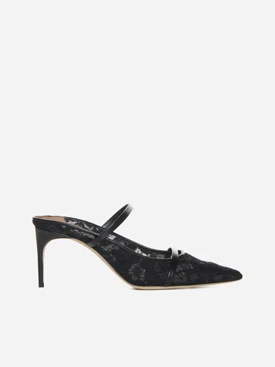 Malone Souliers X Philosophy Aurora Lace Mules In Black