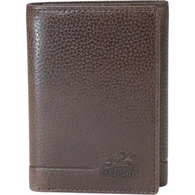 Mancini Fifth Ave Rfid Leather Trifold Wallet In Blue