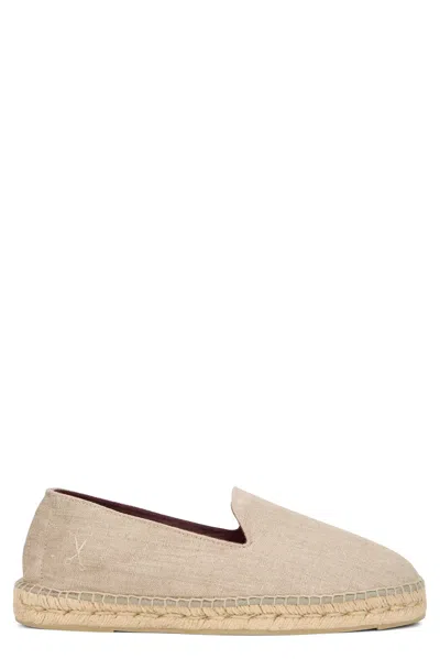Manebi Canvas Espadrilles In Beige